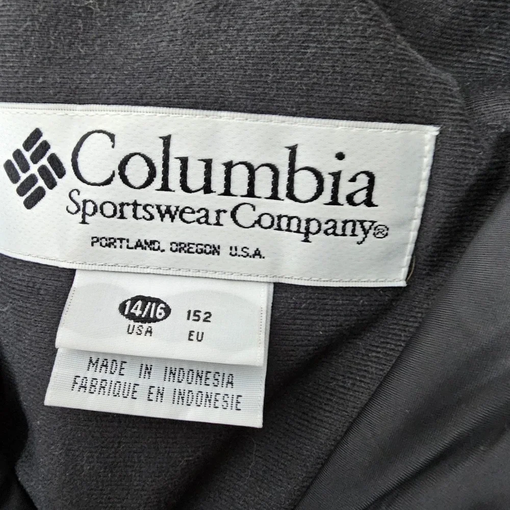 Columbia Youth Belted VTG Colorblock‎ Insulated Ski Snow Suit 14/16 XS/S Womens